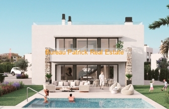 ESPMI/AF/002/34/20F12/00000, Majorque, Es Trenc, villa de nouvelle construction avec piscine, jardin et garage à vendre